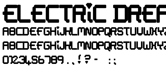 Electric Dreams font